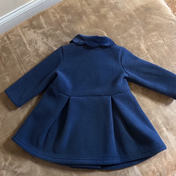 Blue pea coat, 12months. - Picture 3 of 3